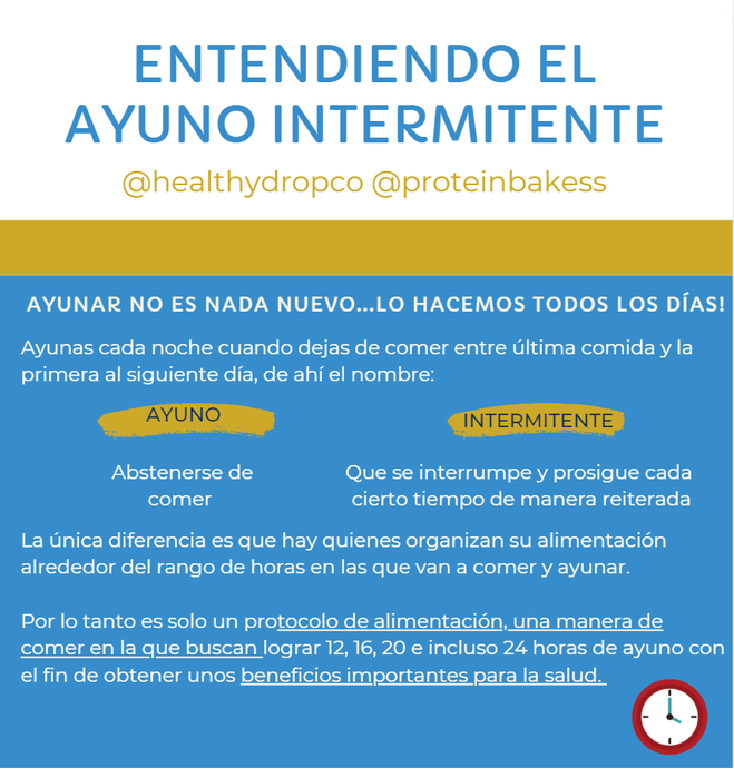 ENTENDIENDO EL AYUNO INTERMITENTE