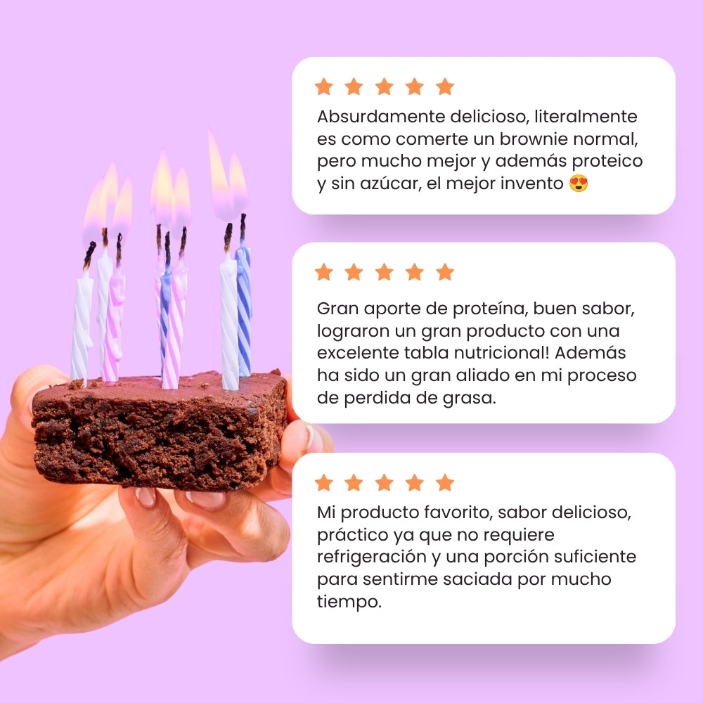 Caja Protein Brownies