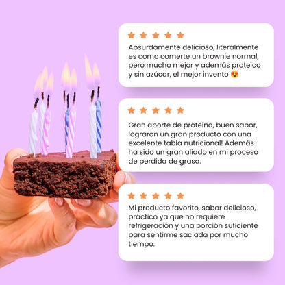 Caja Protein Brownies