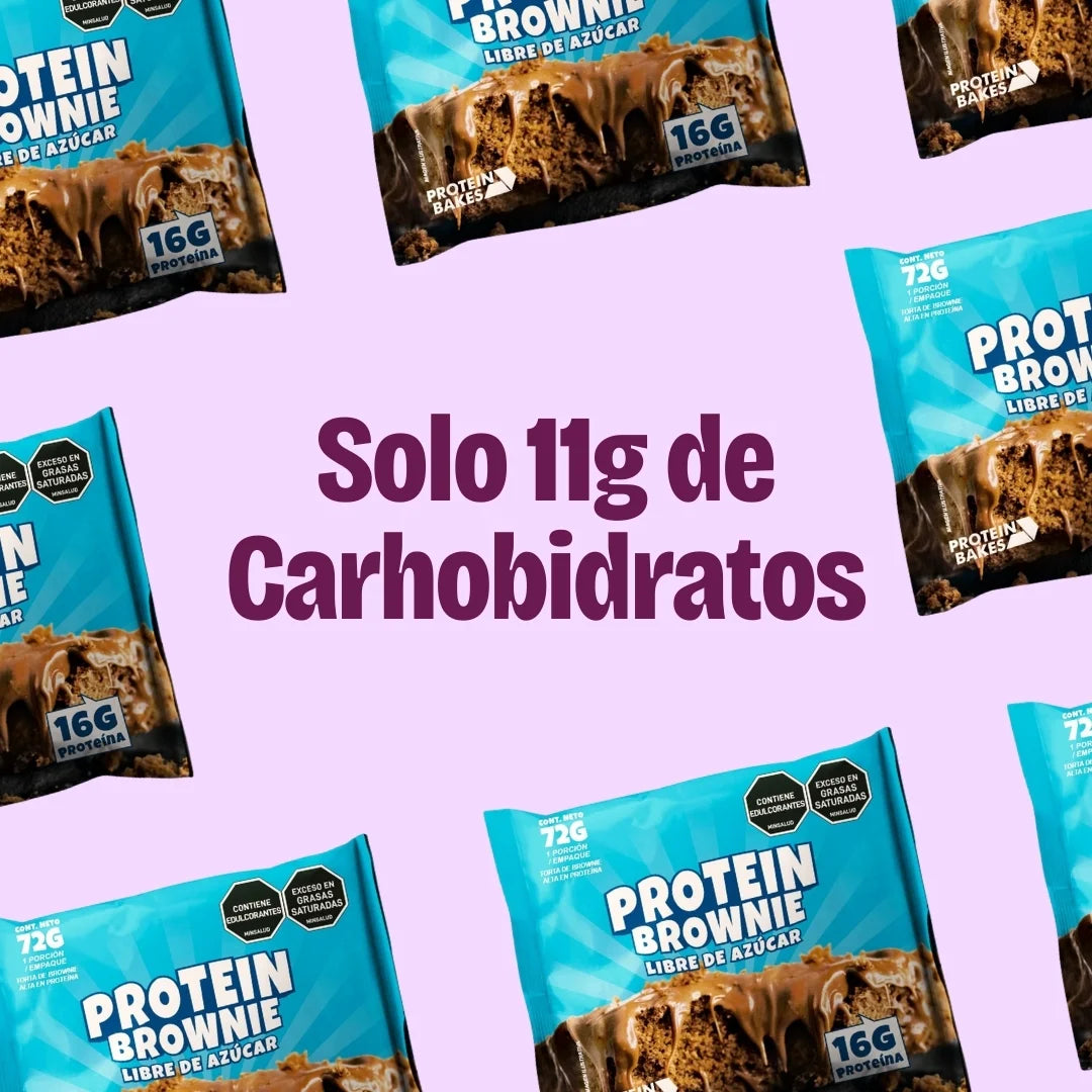 Brownies con proteína saludables sin azúcar, bajos en calorías, pocos carbohidratos