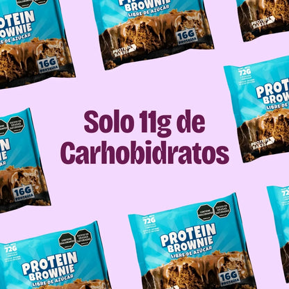 Brownies con proteína saludables sin azúcar, bajos en calorías, pocos carbohidratos
