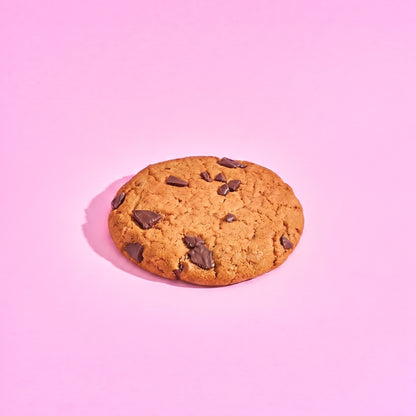 Galleta con proteína, saludable, sin azúcar, sabor chocolate chip, baja en calorías