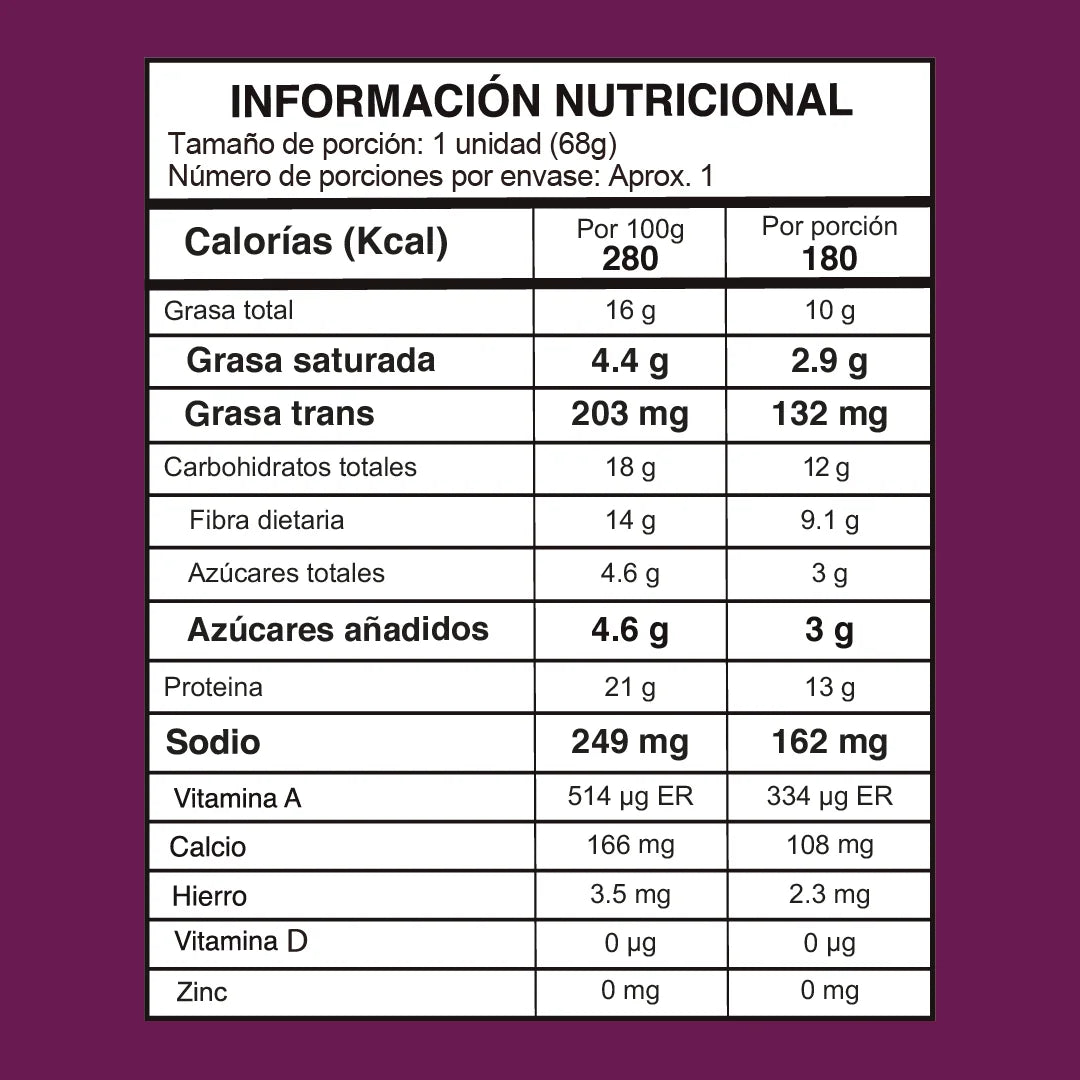 Caja Protein Brownies